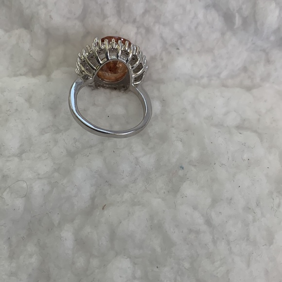 High Profile Morganite Diamond Ring💗 - Picture 10 of 11